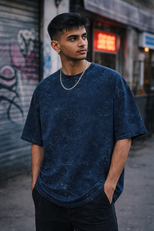 Acid Wash Oversized T-Shirt | Heavyweight Streetwear Essential