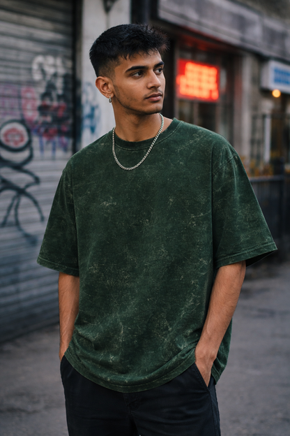 Acid Wash Oversized T-Shirt | Heavyweight Streetwear Essential