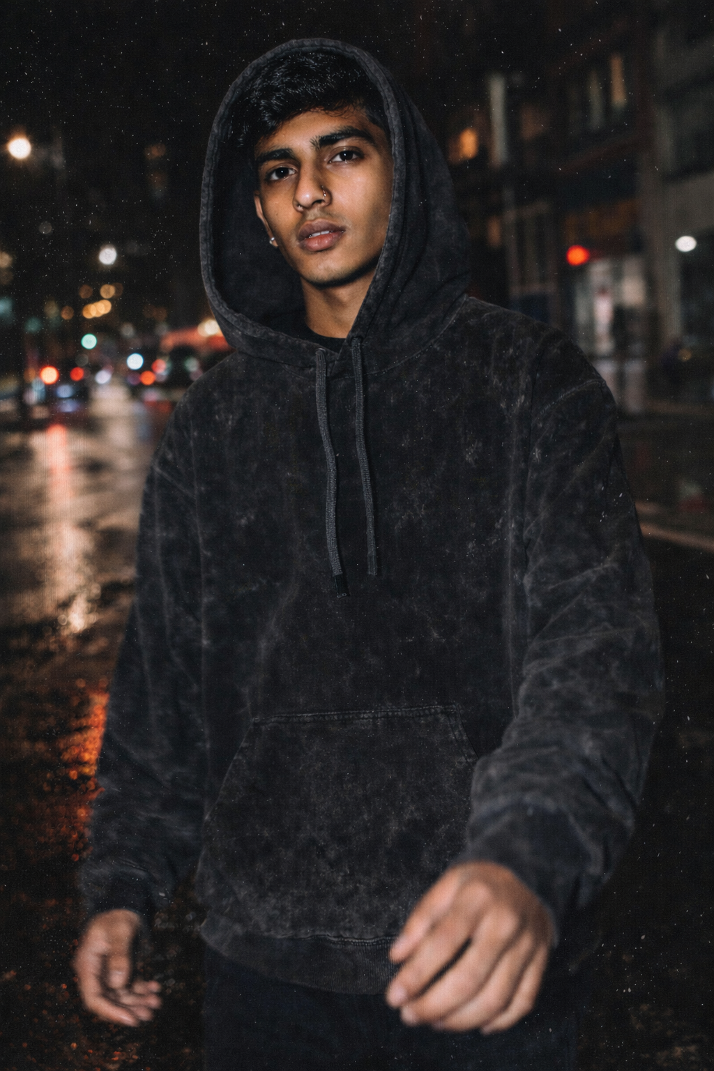 Acid Wash Oversized Hoodie – Heavyweight Streetwear Essential